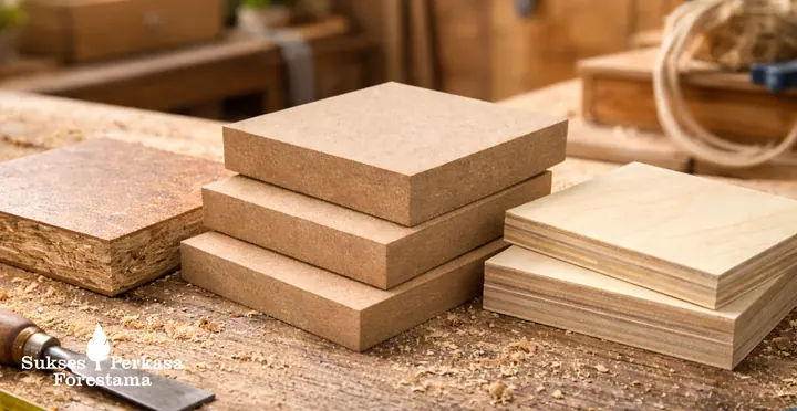 MDF vs Plywood vs Particle Board: Mana Material Terbaik untuk Furniture?