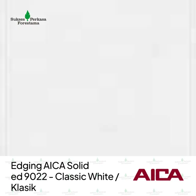 Edging AICA Solid ed 9022 - Classic White / Klasik