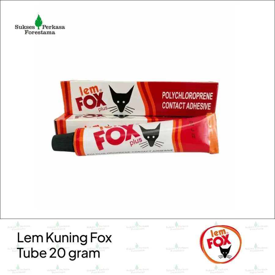 Lem Kuning Fox Tube 20 gram