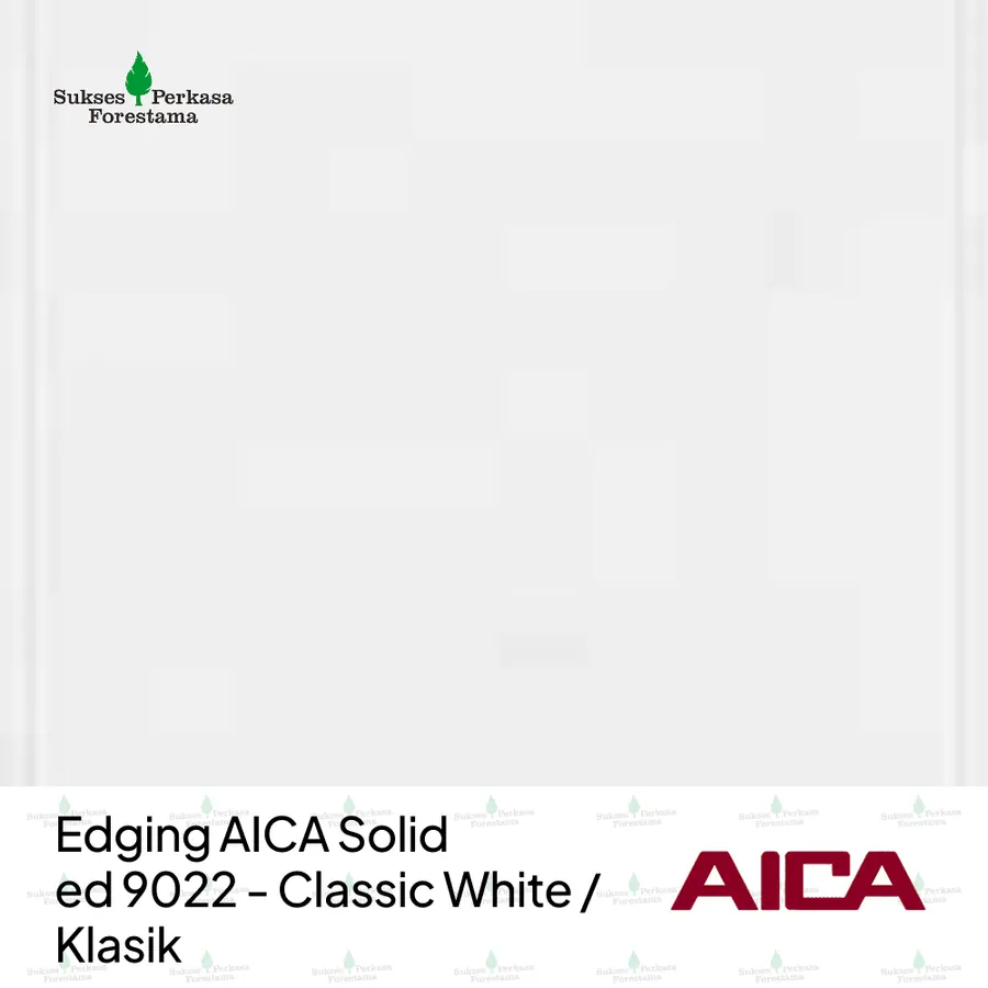 Edging AICA Solid ed 9022 - Classic White / Klasik