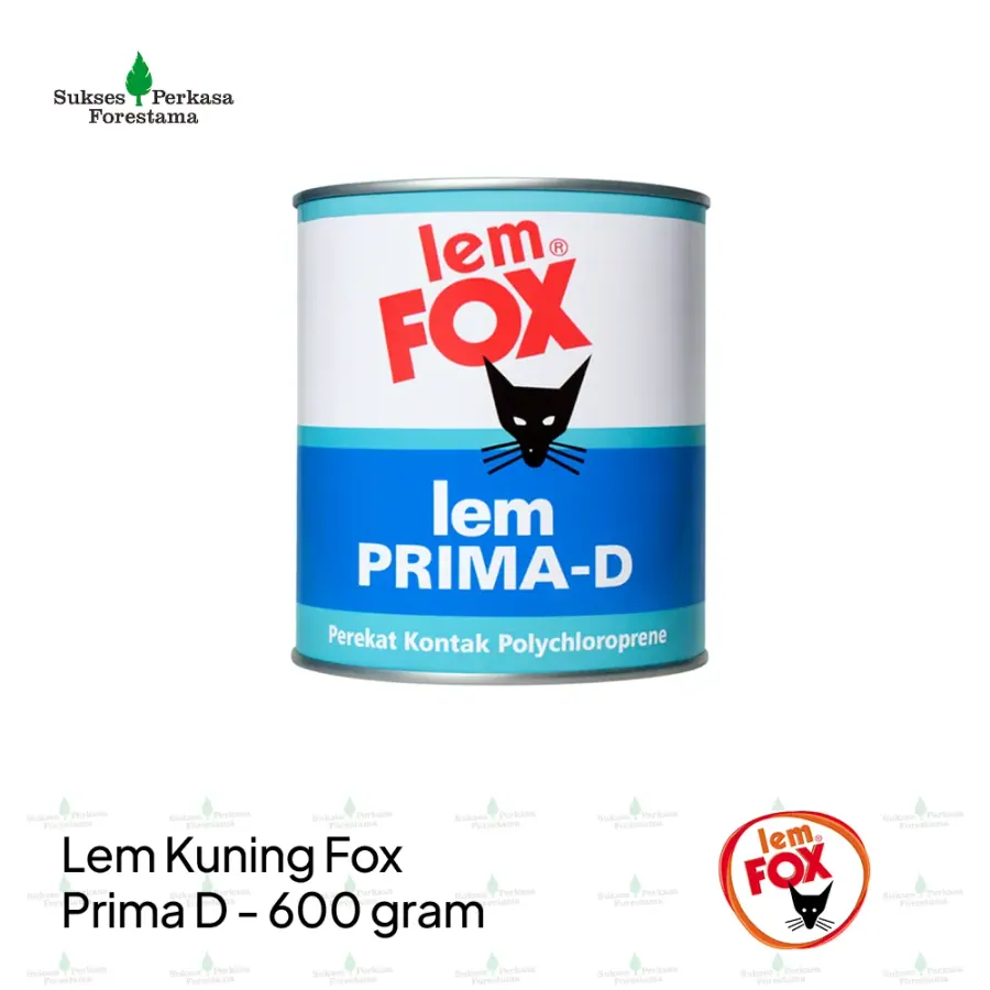 Lem Kuning Fox Prima D - 600 gram