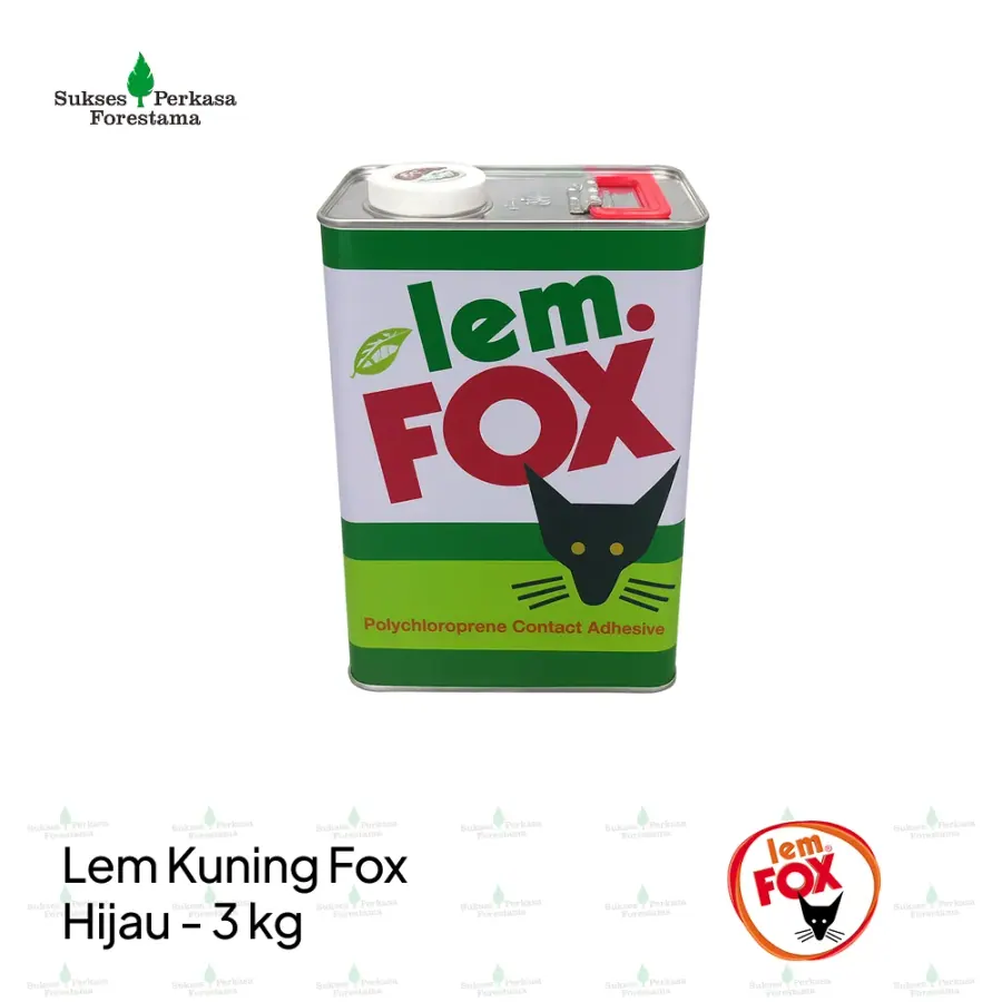 Lem Kuning Fox Hijau 3 kg Ramah Lingkungan