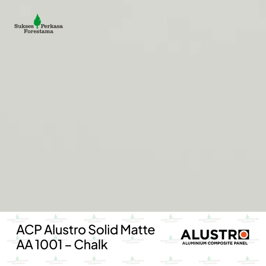 ACP Alustro Solid Matte AA 1001 – Chalk