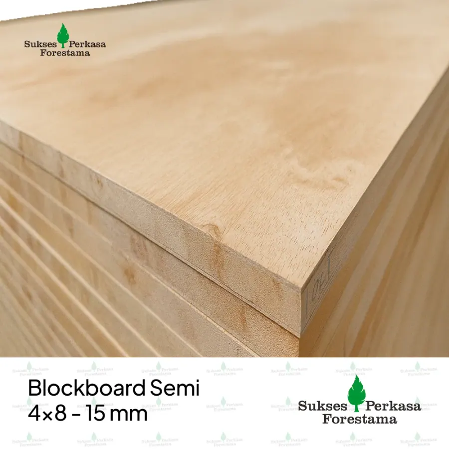 Blockboard Semi 4x8 - 15 mm