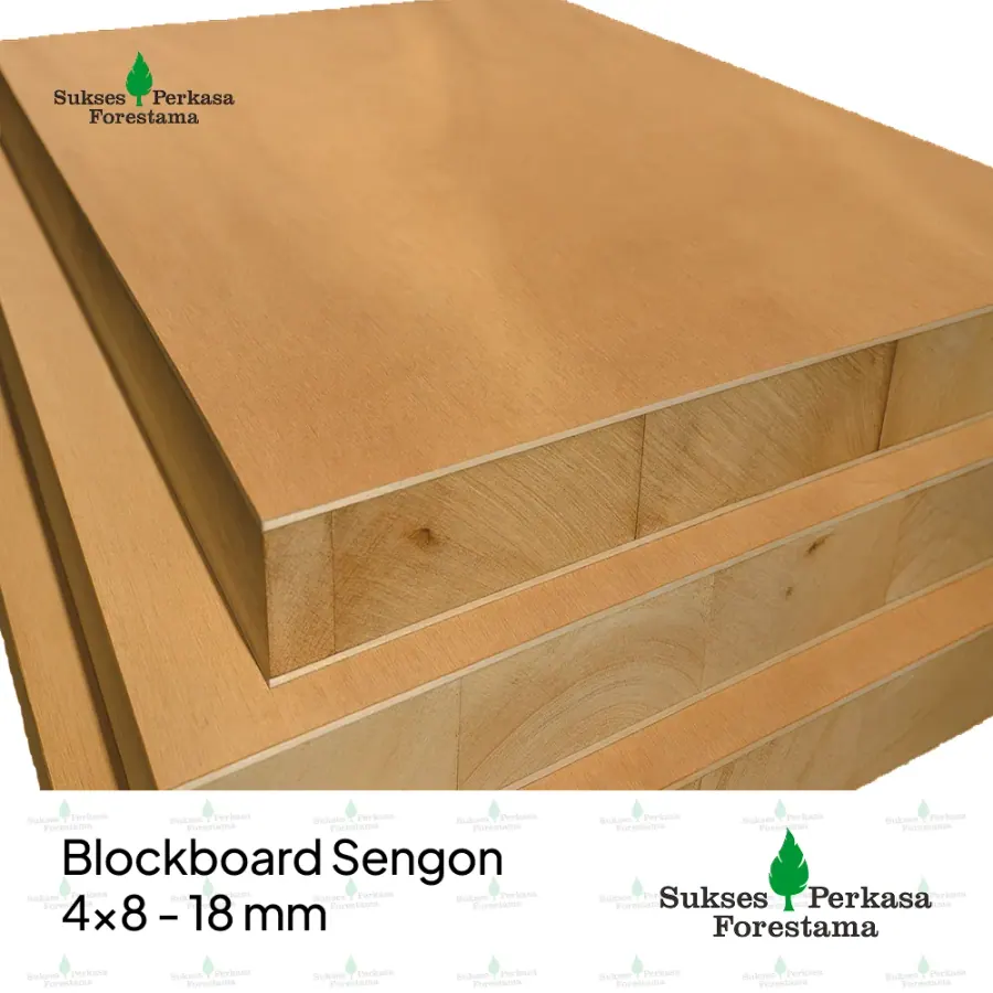 Blockboard Sengon 4x8 - 18 mm