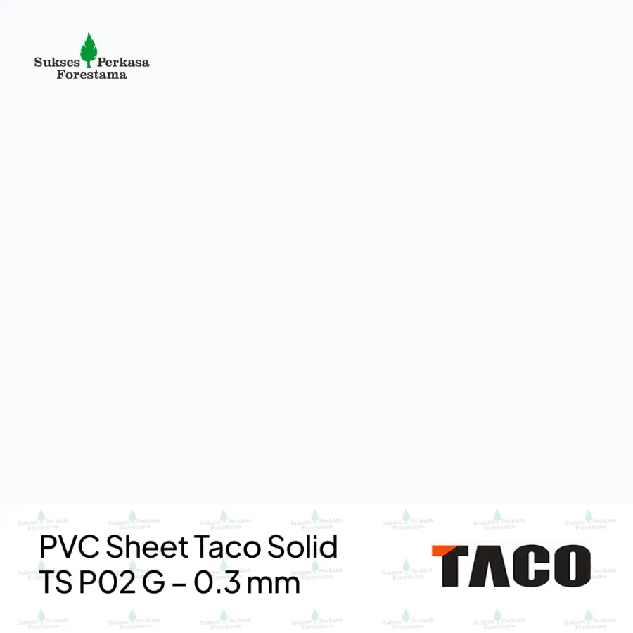 PVC Sheet Taco Solid TS P02 G – 0.3 mm