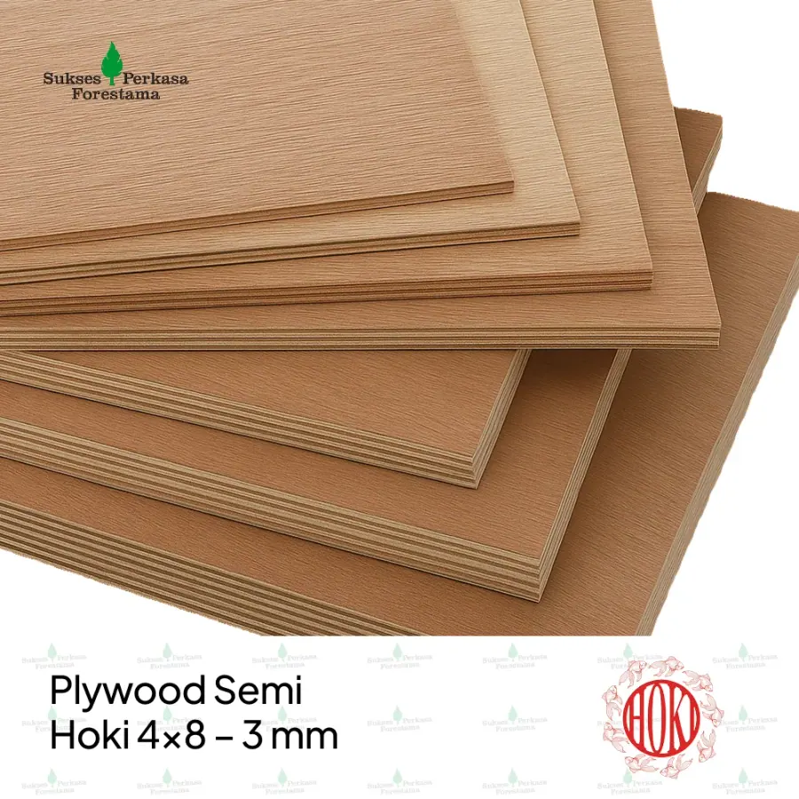 Plywood Semi Hoki 4x8 - 3 mm
