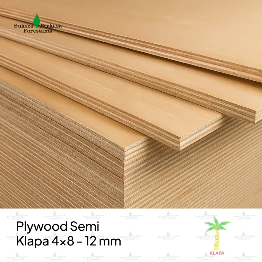 Plywood Semi Klapa 4x8 - 12 mm