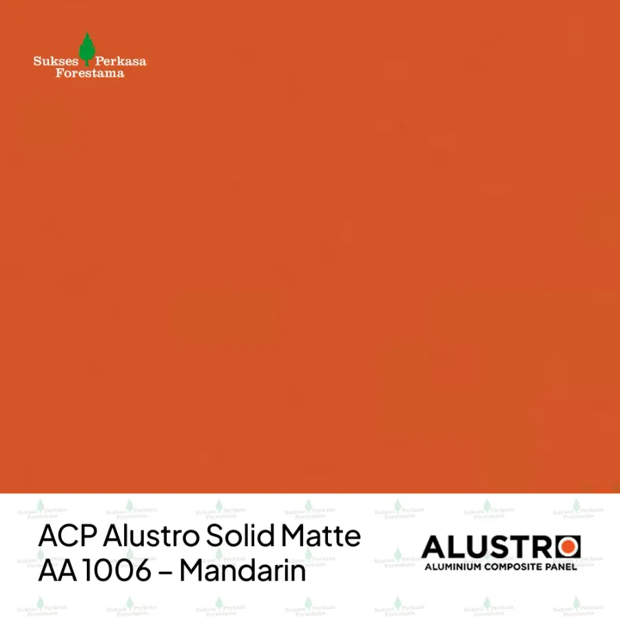 ACP Alustro Solid Matte AA 1006 – Mandarin