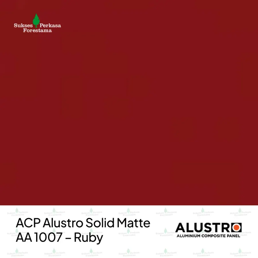 ACP Alustro Solid Matte AA 1007 – Ruby
