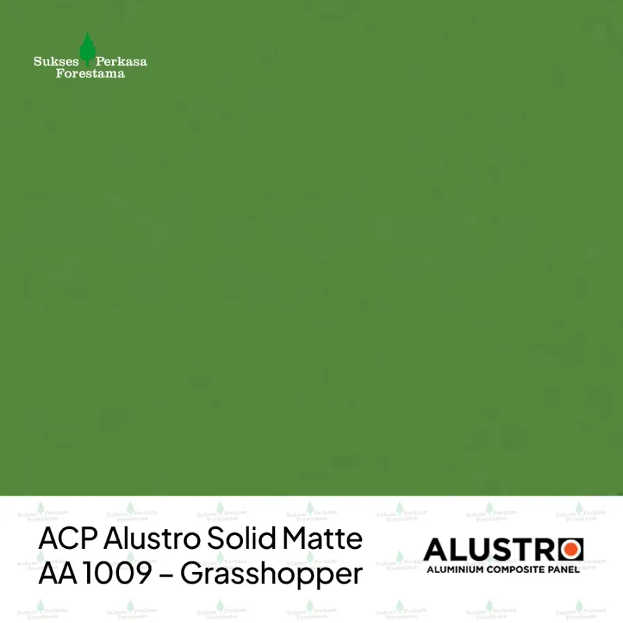 ACP Alustro Solid Matte AA 1009 – Grasshopper