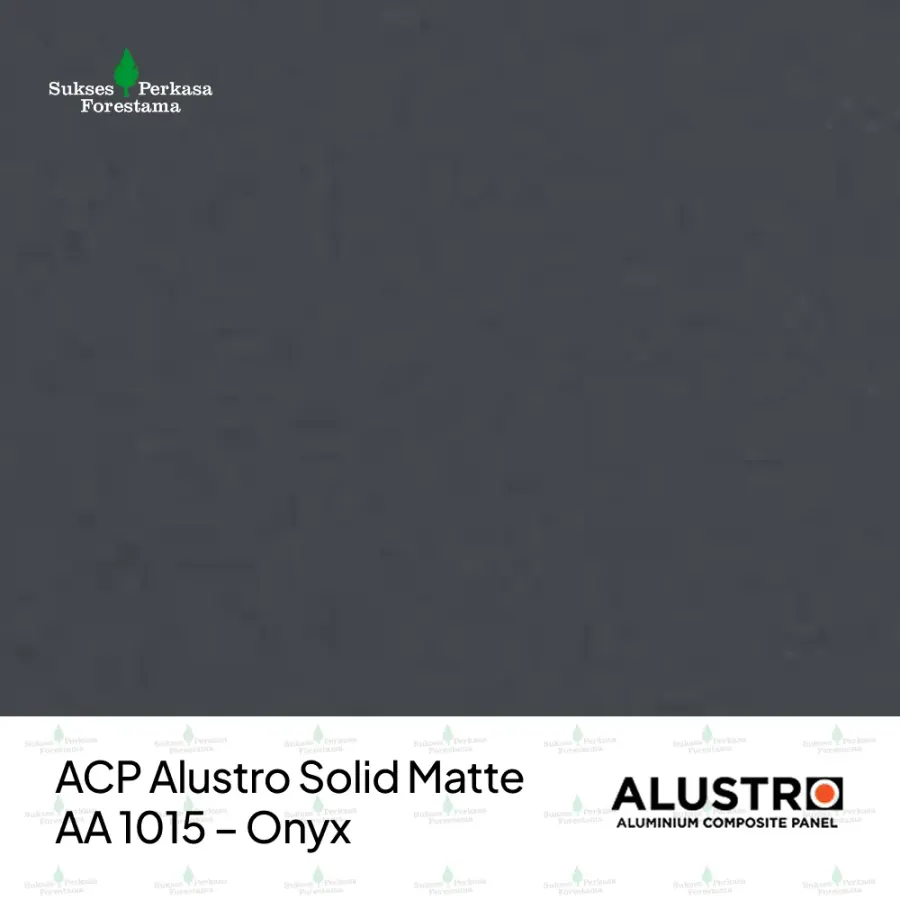 ACP Alustro Solid Matte AA 1015 – Onyx