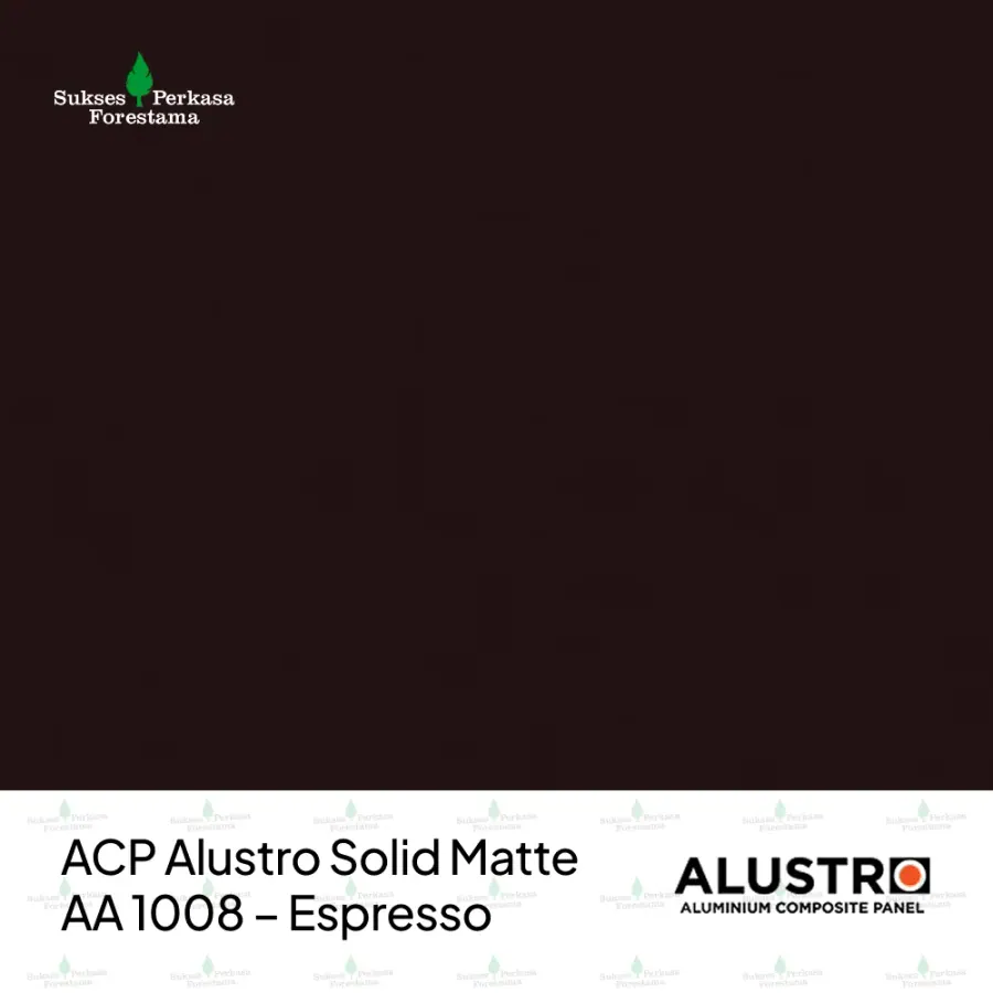ACP Alustro Solid Matte AA 1008 – Espresso