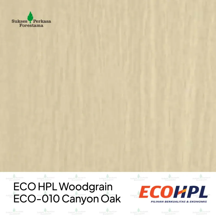 ECO HPL Woodgrain ECO-010 Canyon Oak