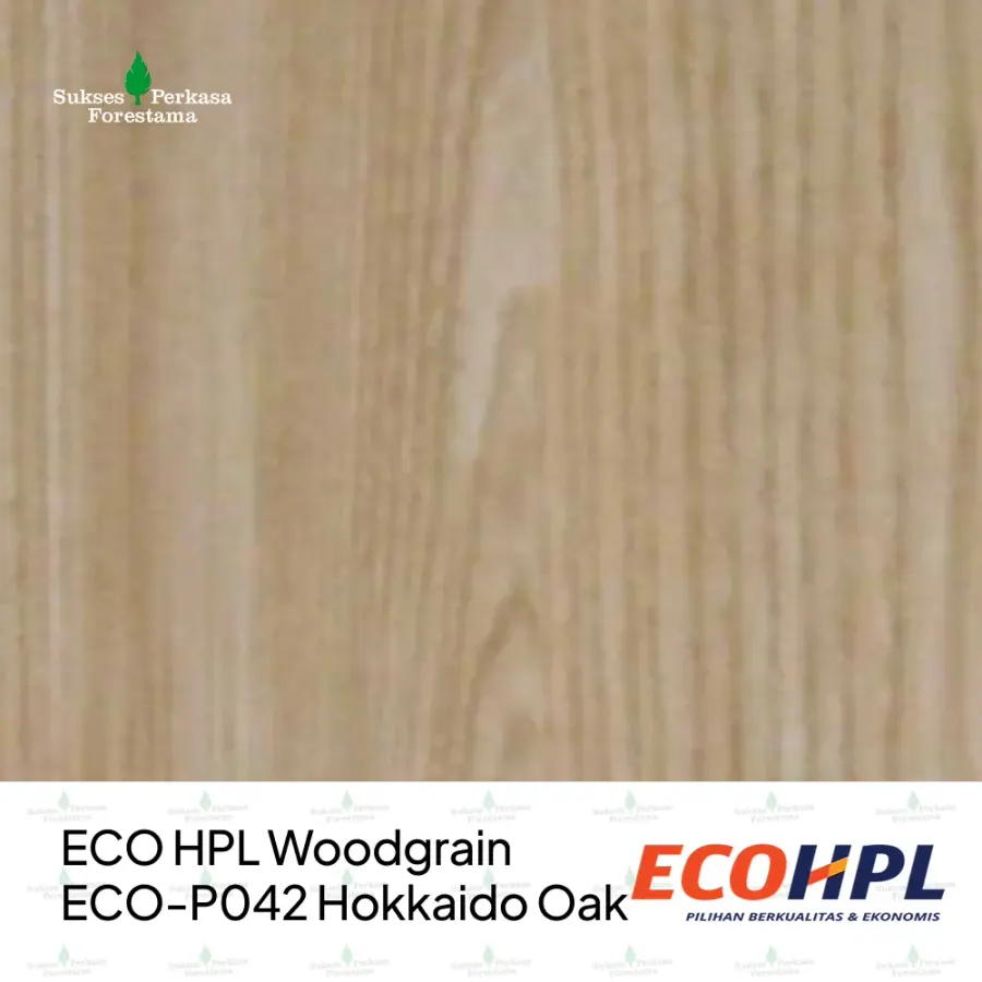 ECO HPL Woodgrain ECO-P042 Hokkaido Oak