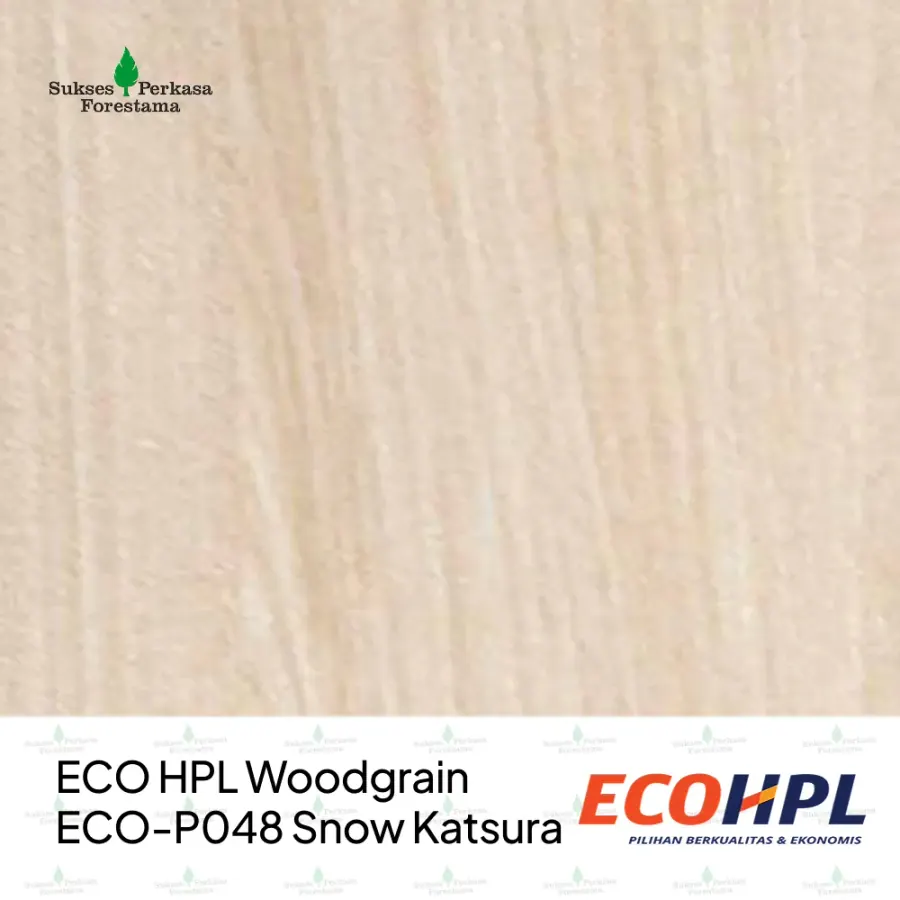 ECO HPL Woodgrain ECO-P048 Snow Katsura