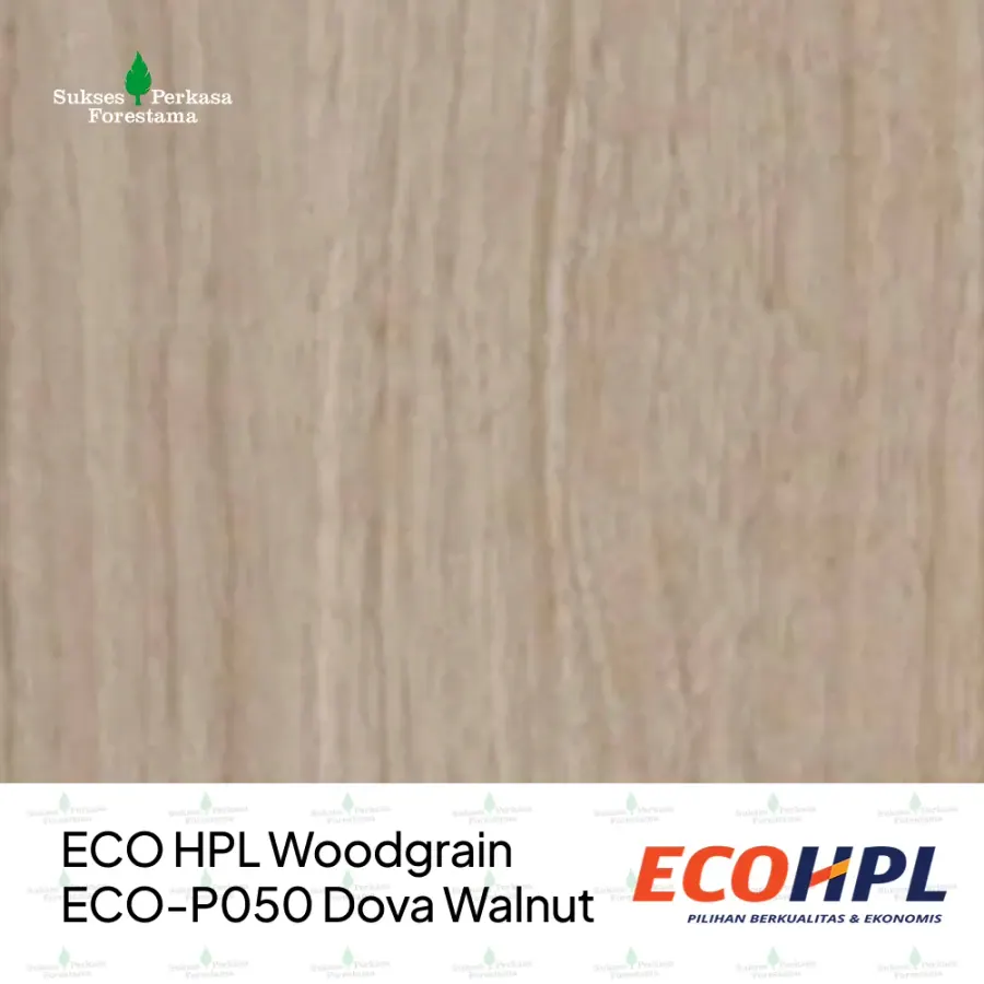 ECO HPL Woodgrain ECO-P050 Dova Walnut