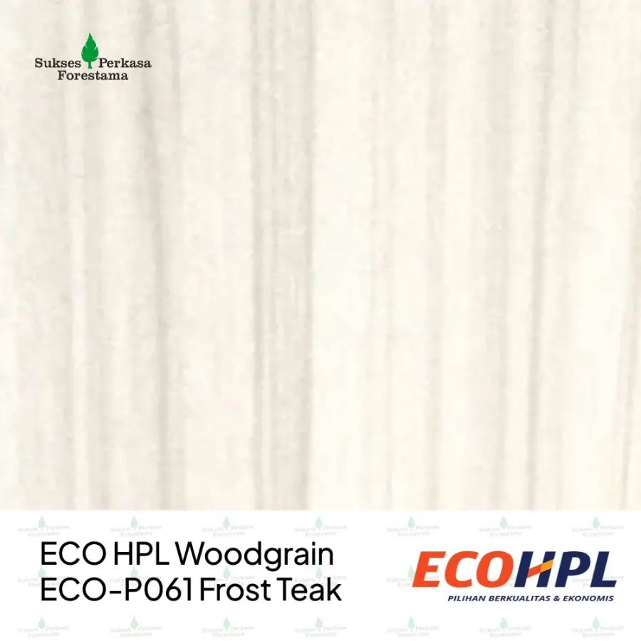 ECO HPL Woodgrain ECO-P061 Frost Teak
