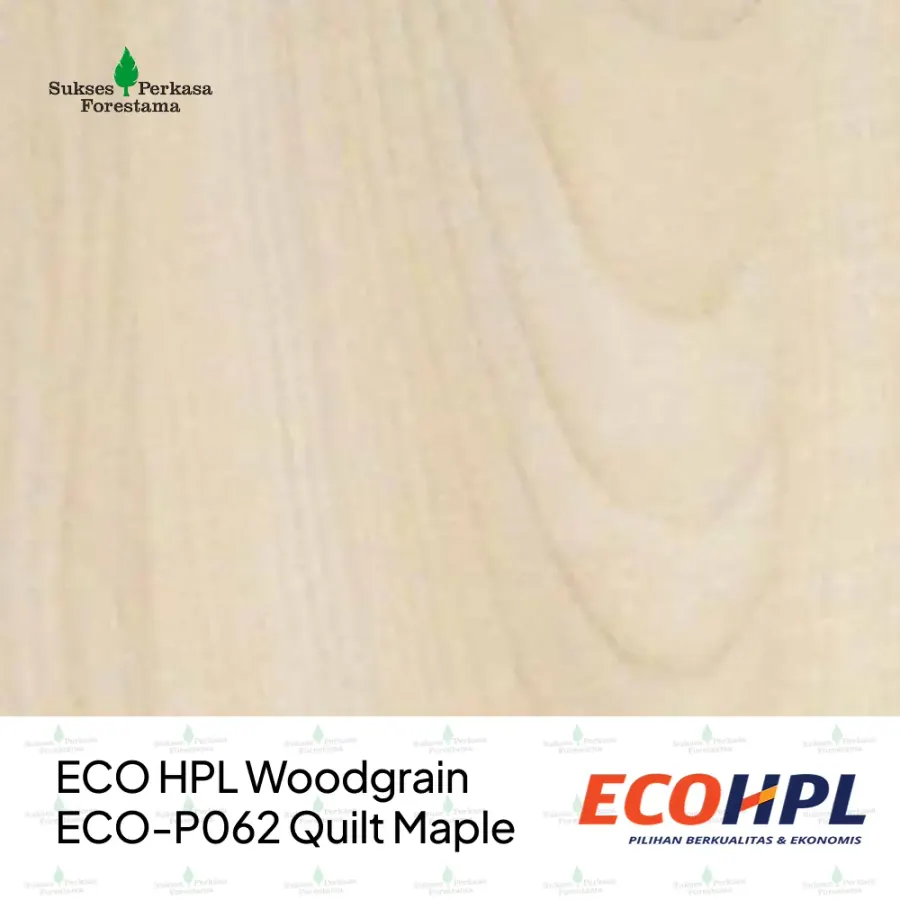 ECO HPL Woodgrain ECO-P062 Quilt Maple