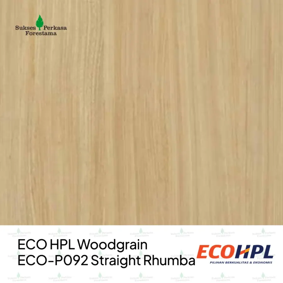 ECO HPL Woodgrain ECO-P092 Straight Rhumba