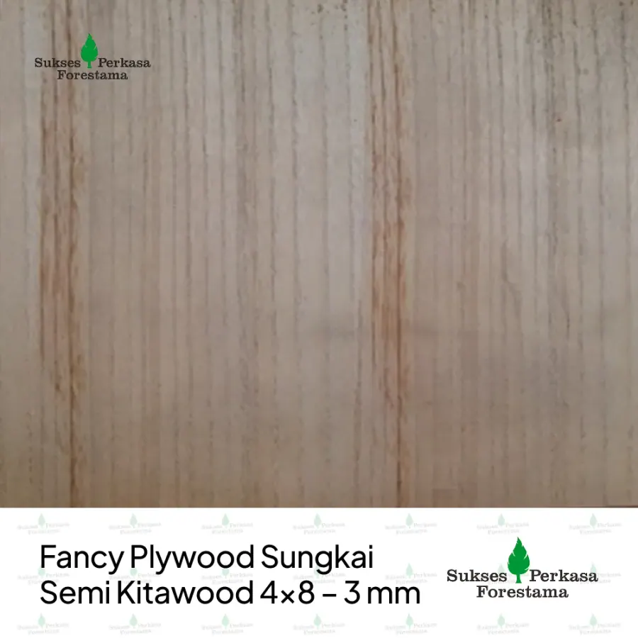 Fancy Plywood Sungkai Semi Kitawood 4x8 – 3 mm