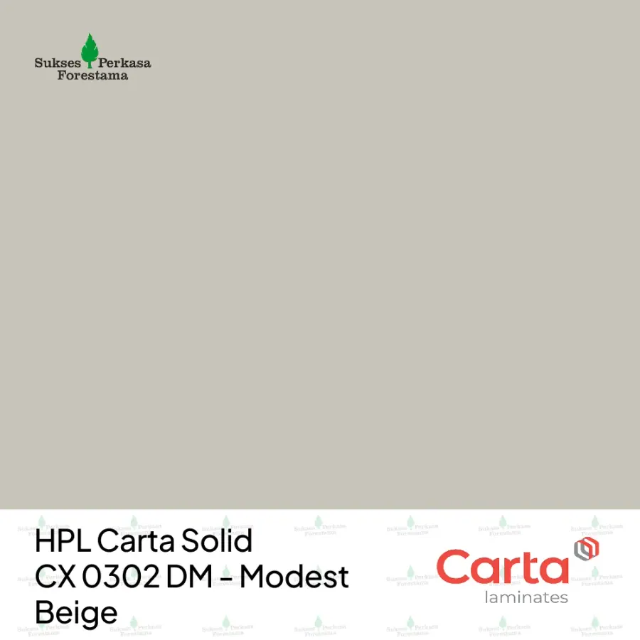 HPL Carta Solid CX 0302 DM - Modest Beige