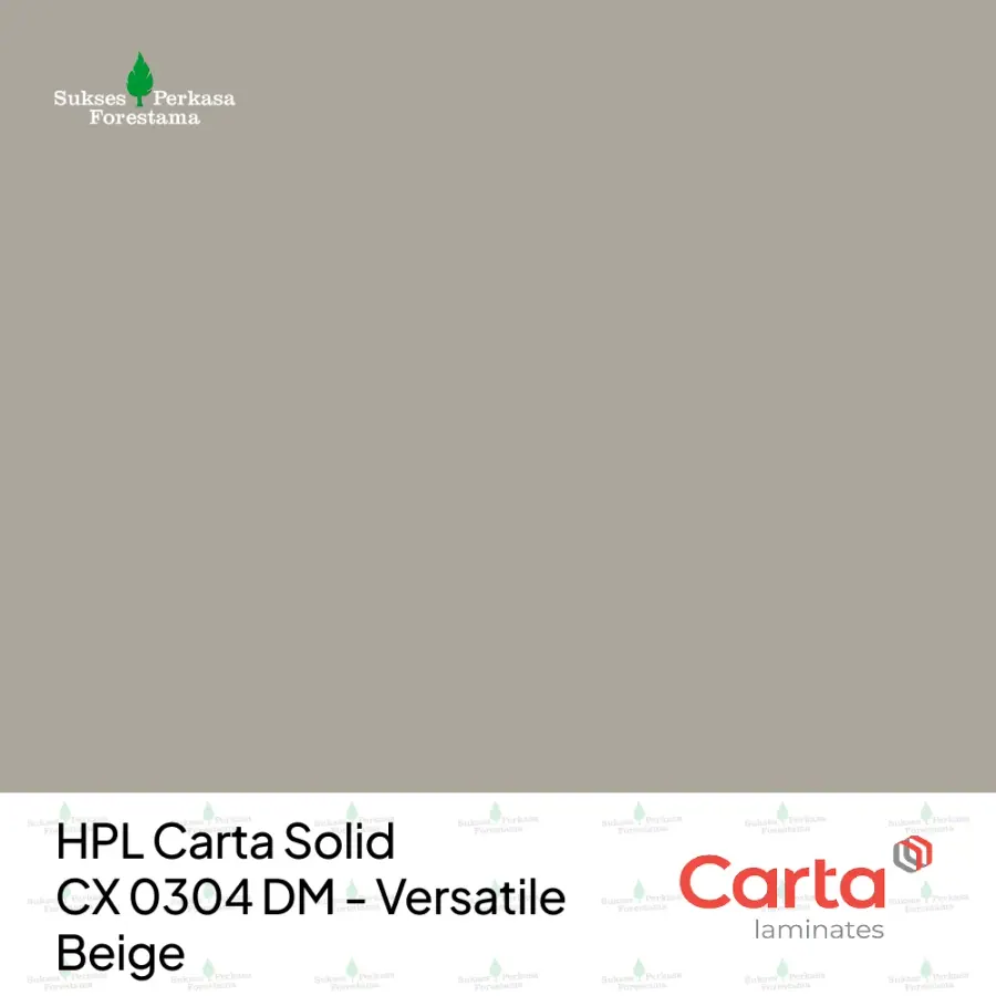 HPL Carta Solid CX 0304 DM - Versatile Beige