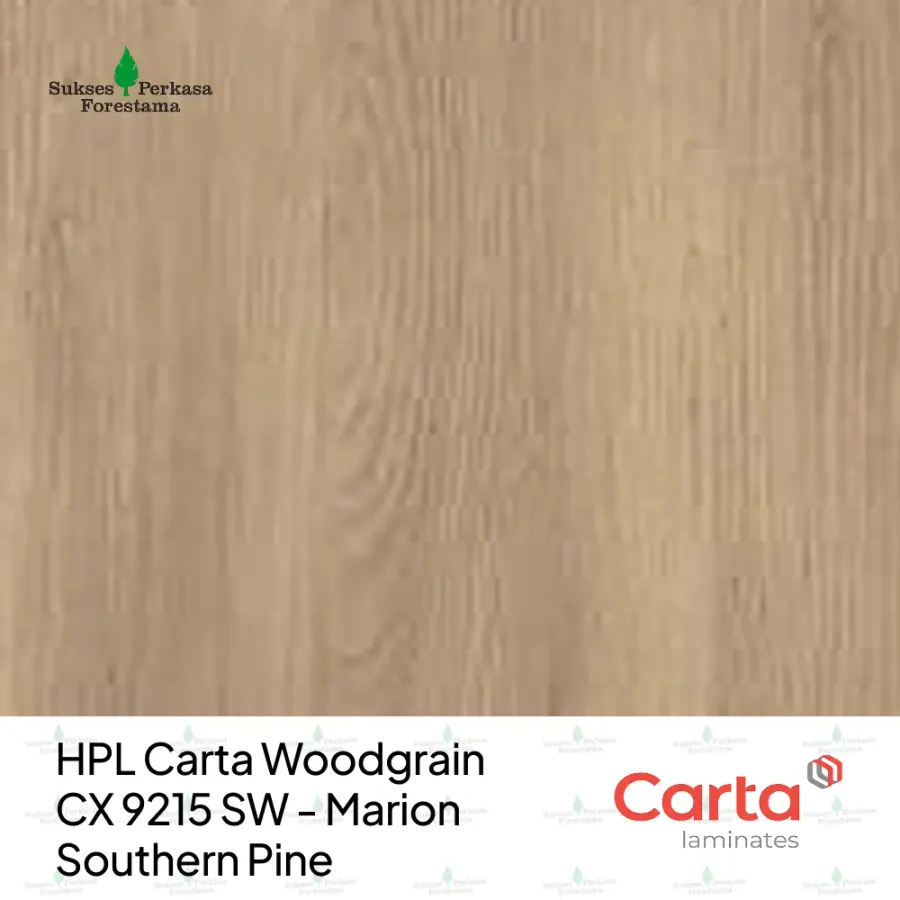 HPL Carta Woodgrain CX 9215 SW - Marion Southern Pine