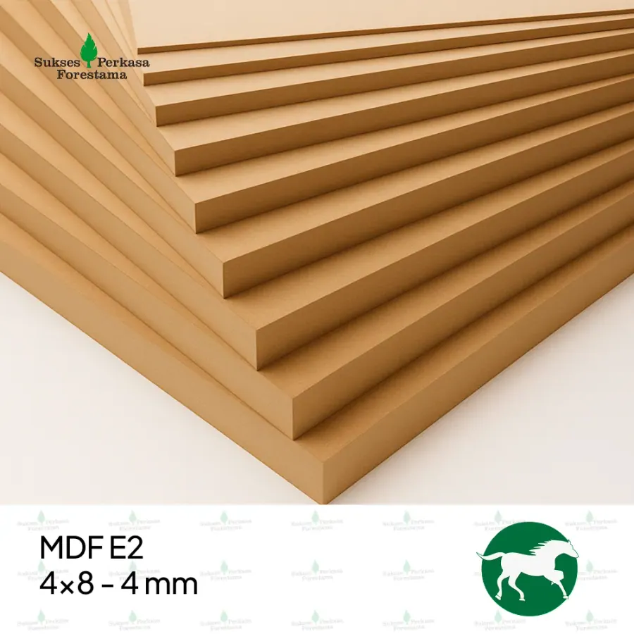 MDF E2 4x8 - 4 mm