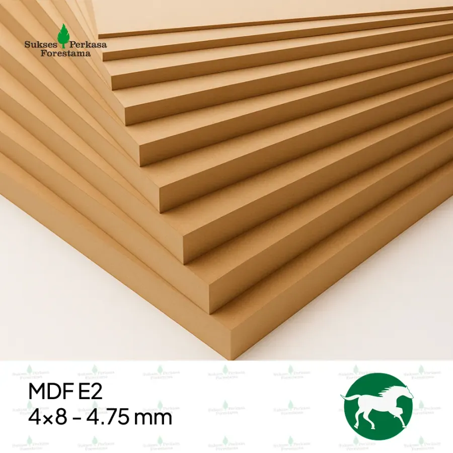 MDF E2 4x8 - 4.75 mm