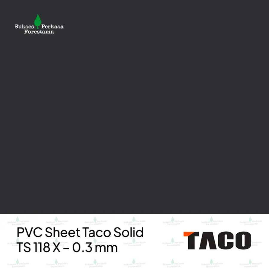 PVC Sheet Taco Solid TS 118 X – 0.3 mm