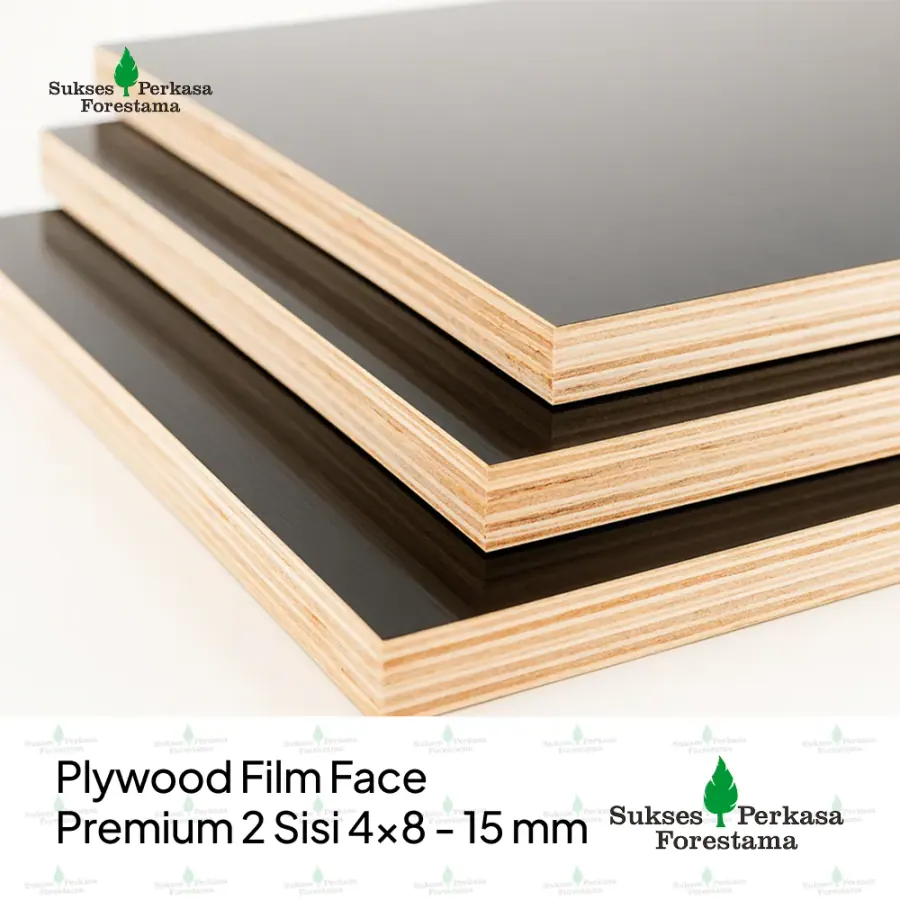 Plywood Film Face Premium 2 Sisi 4x8 - 15 mm