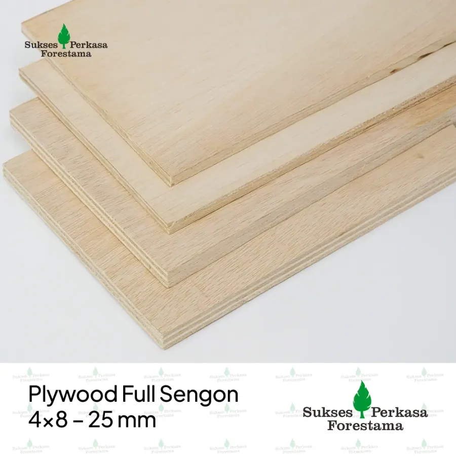 Plywood Full Sengon 4x8 - 25 mm