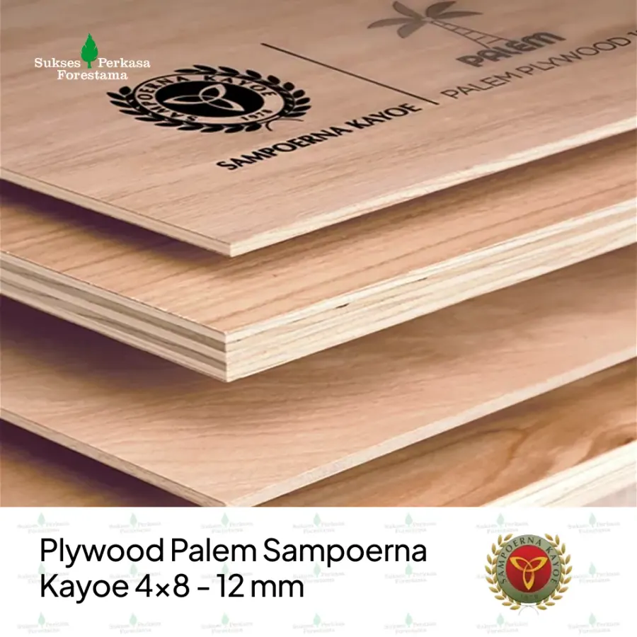 Plywood Palem Sampoerna Kayoe 4x8 - 12 mm