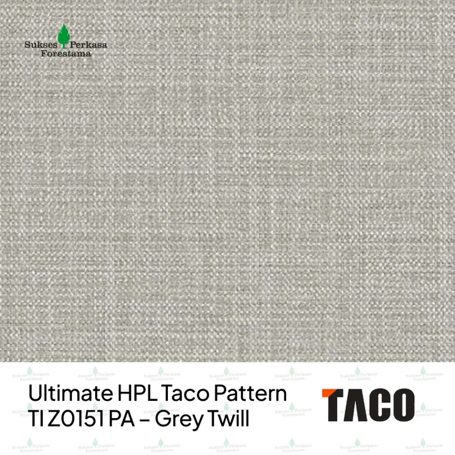 Ultimate HPL Taco Pattern TI Z0151 PA – Grey Twill