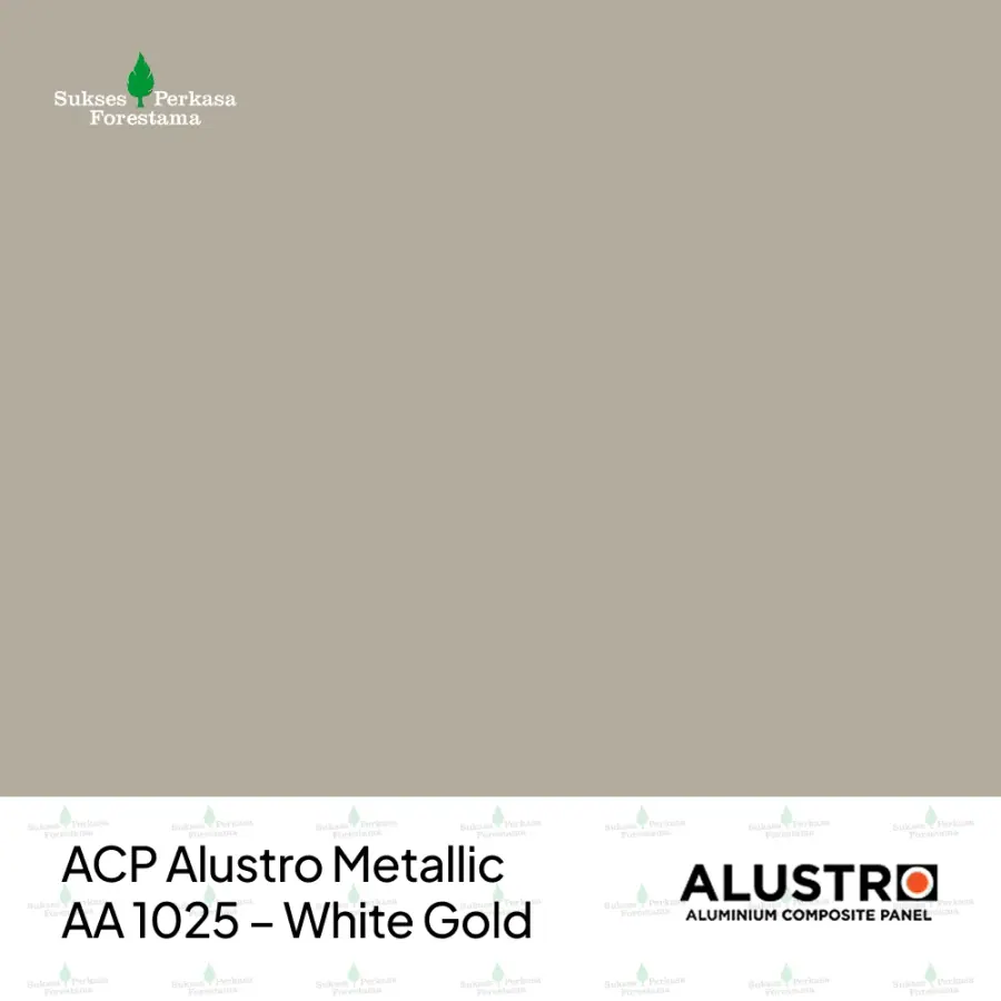 ACP Alustro Metallic AA 1025 – White Gold