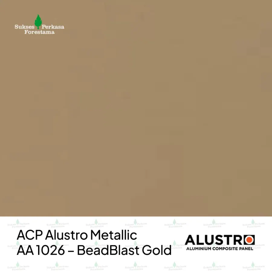 ACP Alustro Metallic AA 1026 – BeadBlast Gold