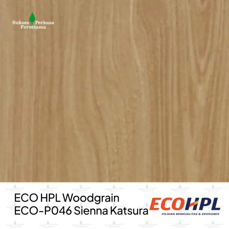 ECO HPL Woodgrain ECO-P046 Sienna Katsura