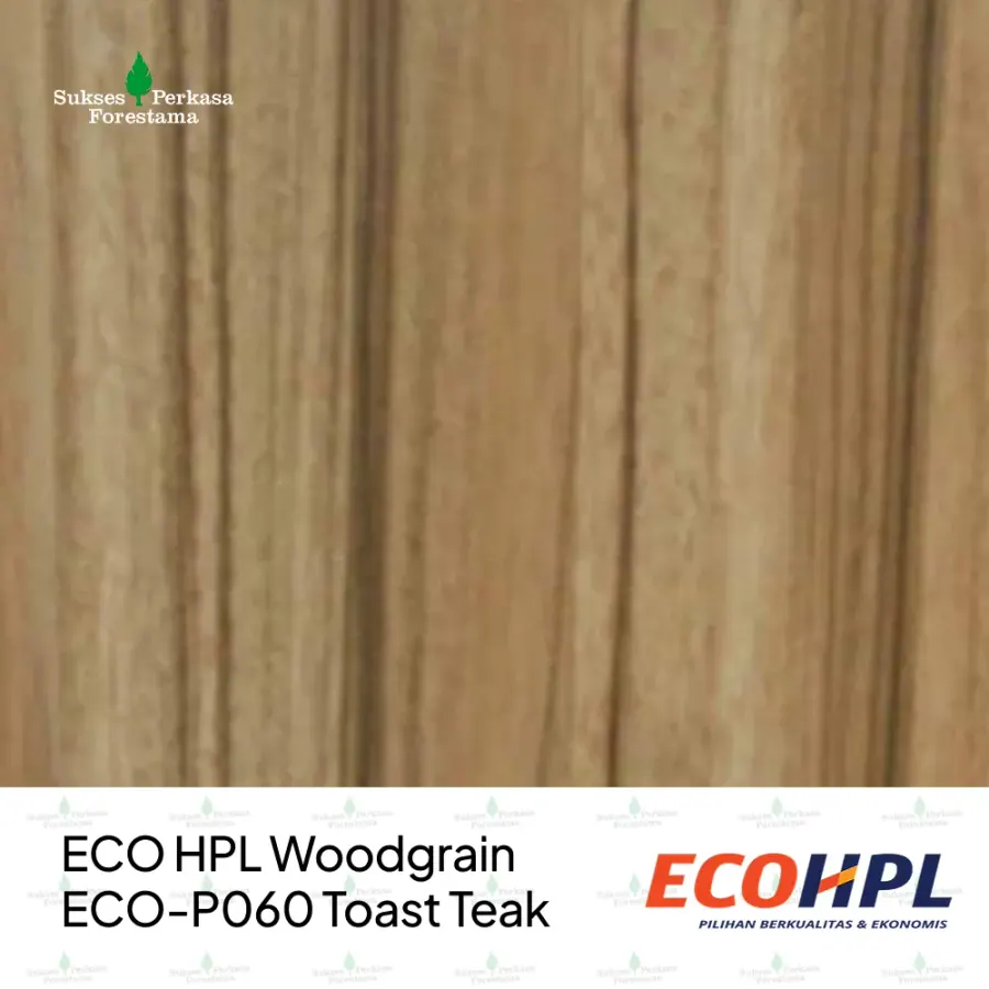 ECO HPL Woodgrain ECO-P060 Toast Teak