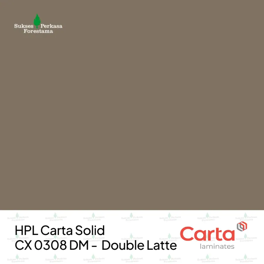 HPL Carta Solid CX 0308 DM - Double Latte