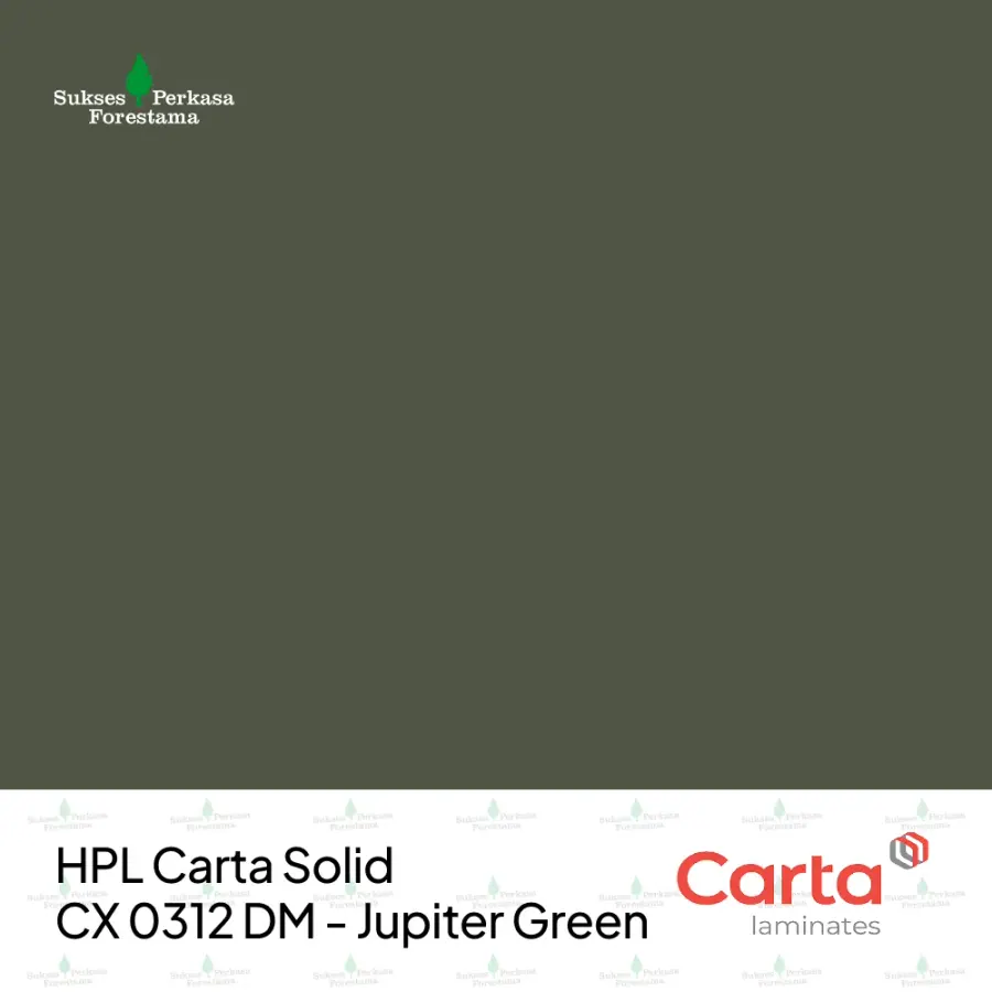 HPL Carta Solid CX 0312 DM - Jupiter Green
