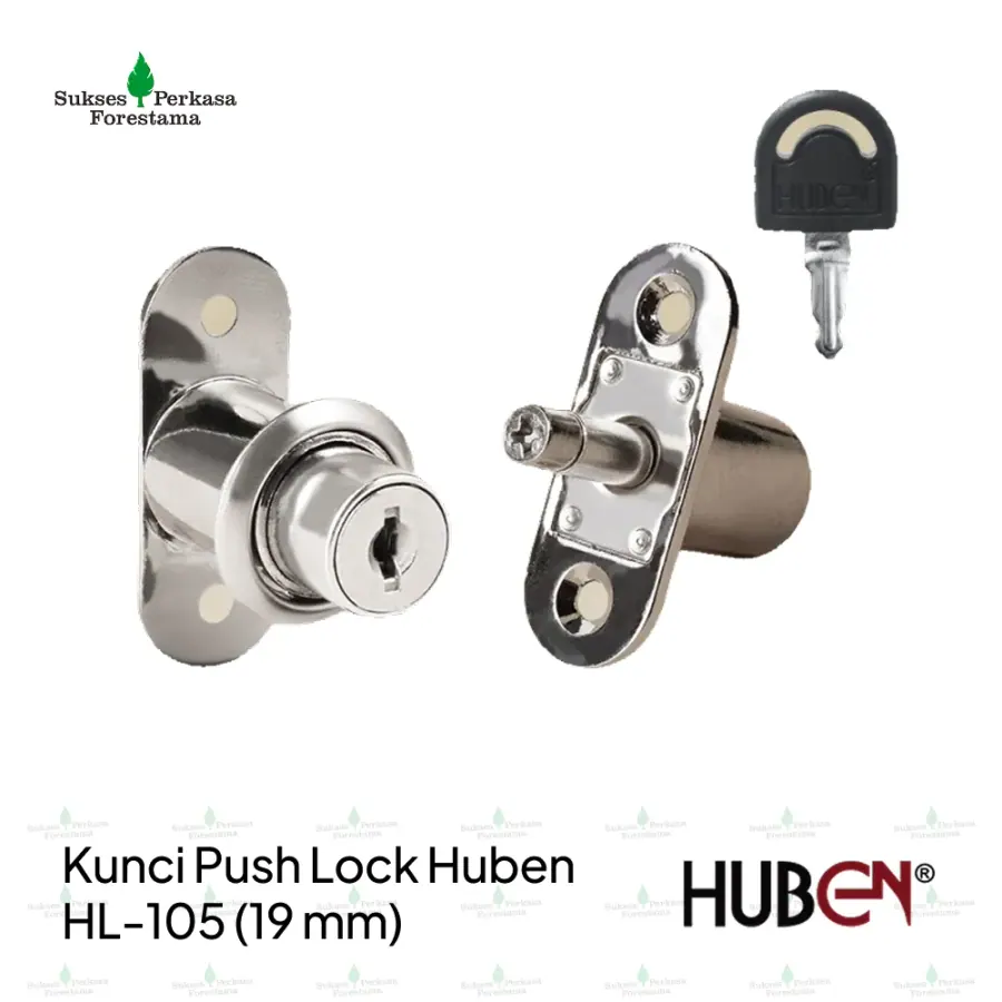 Kunci Push Lock Huben HL-105 (19 mm)