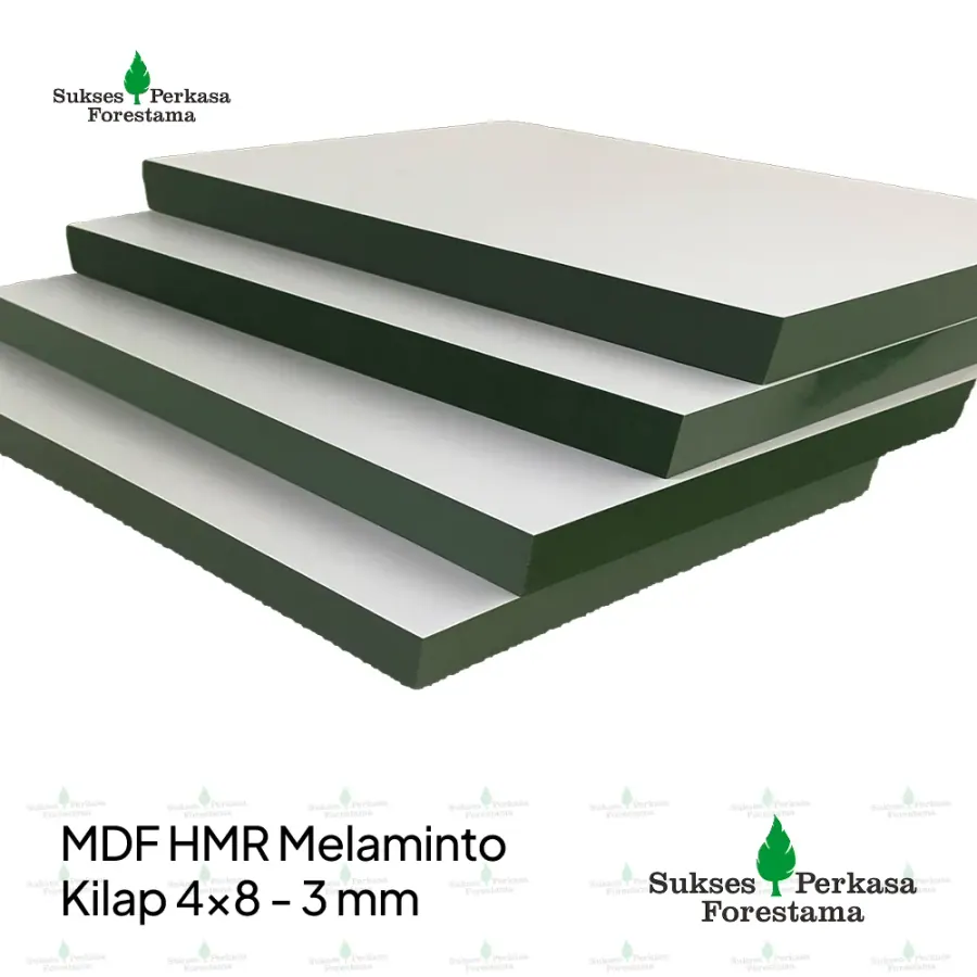 MDF HMR Melaminto Kilap 4x8 - 3 mm