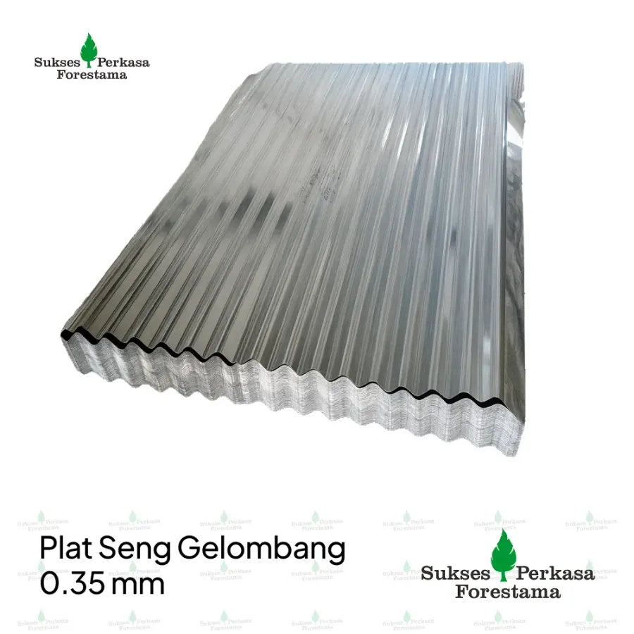 Plat Seng Gelombang 0.35 mm - 800x1800 mm