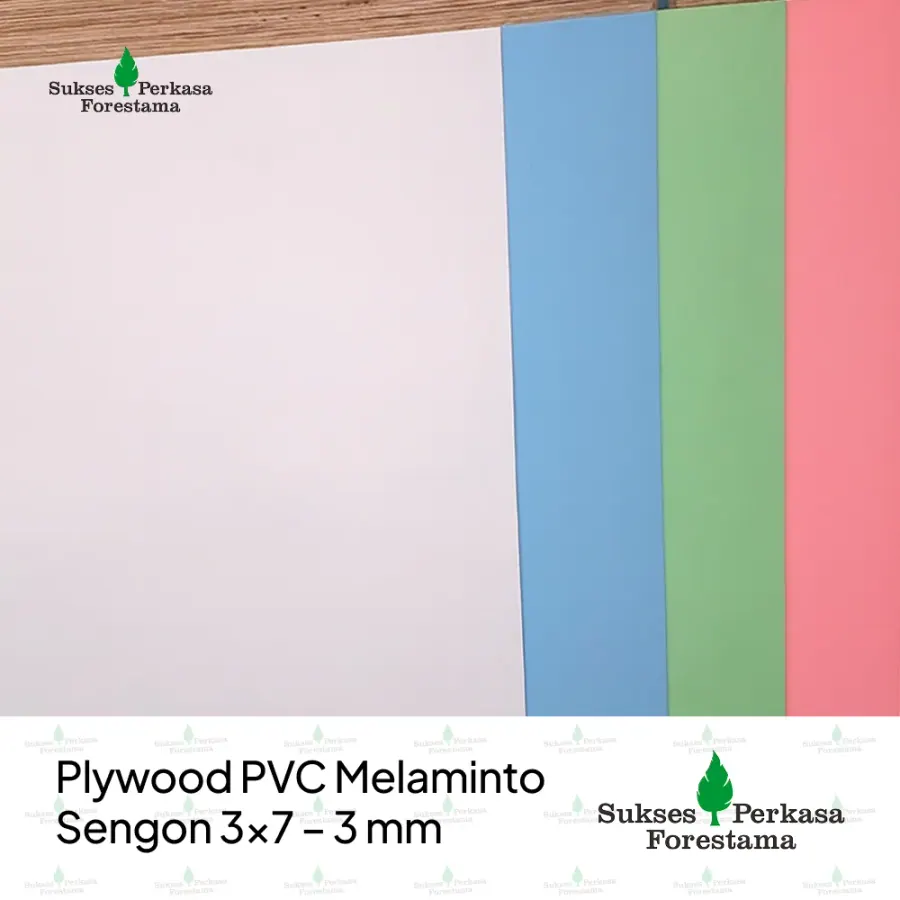 Plywood PVC Melaminto Sengon 3x7 - 3 mm