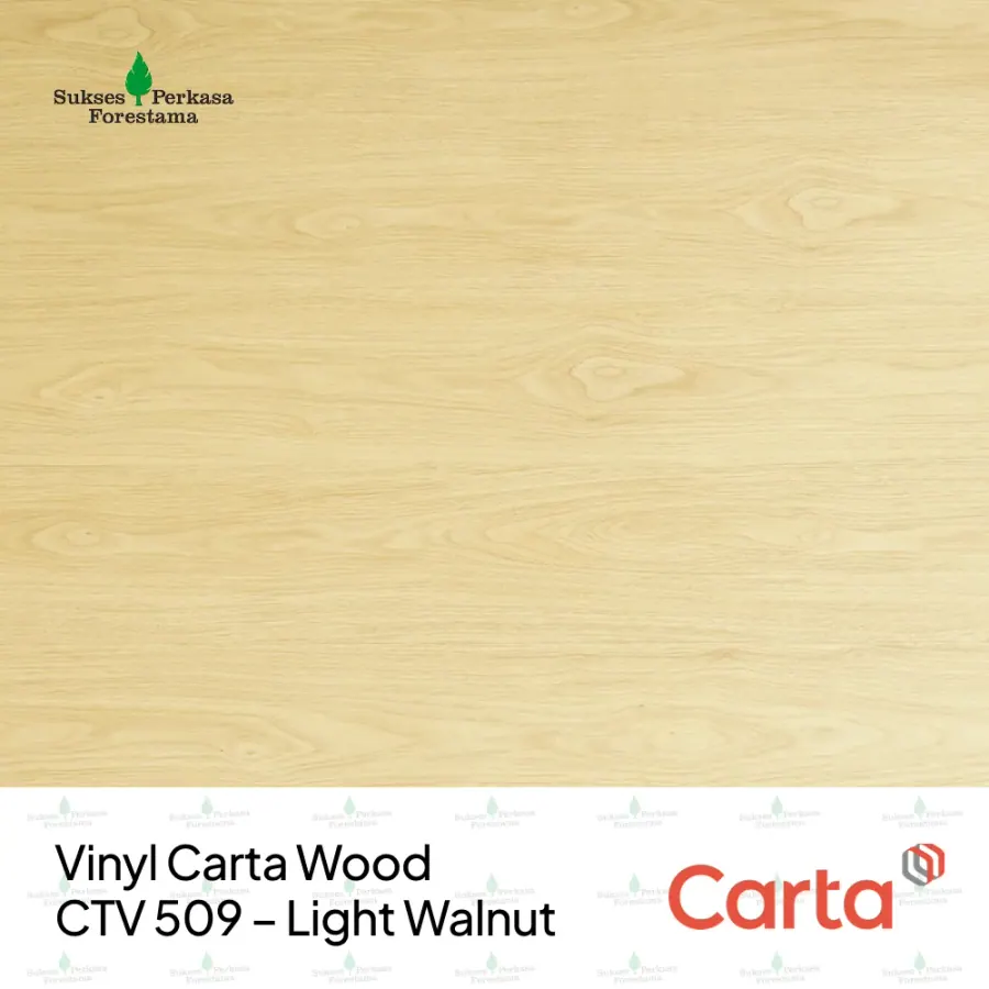 Vinyl Carta Wood CTV 509 – Light Walnut