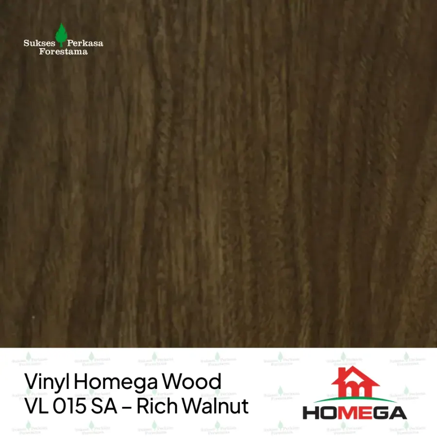 Vinyl Homega Wood VL 015 SA – Rich Walnut