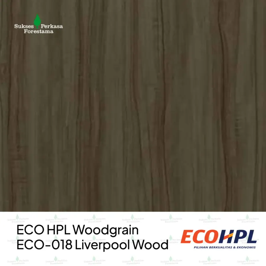 ECO HPL Woodgrain ECO-018 Liverpool Wood