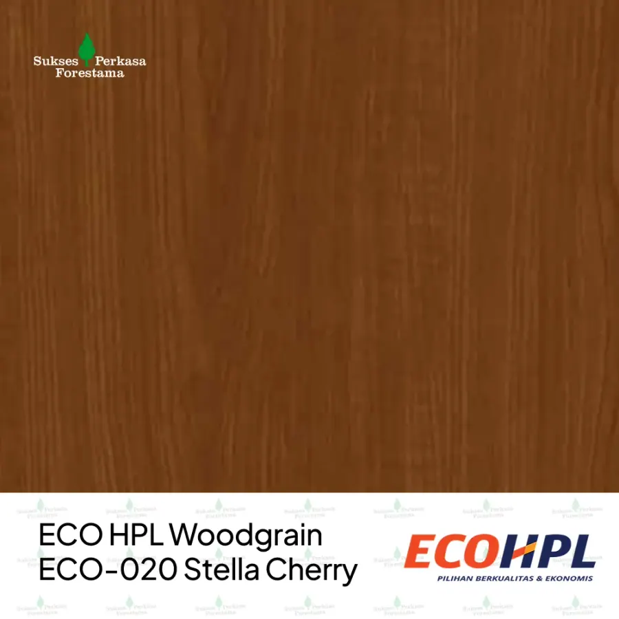 ECO HPL Woodgrain ECO-020 Stella Cherry