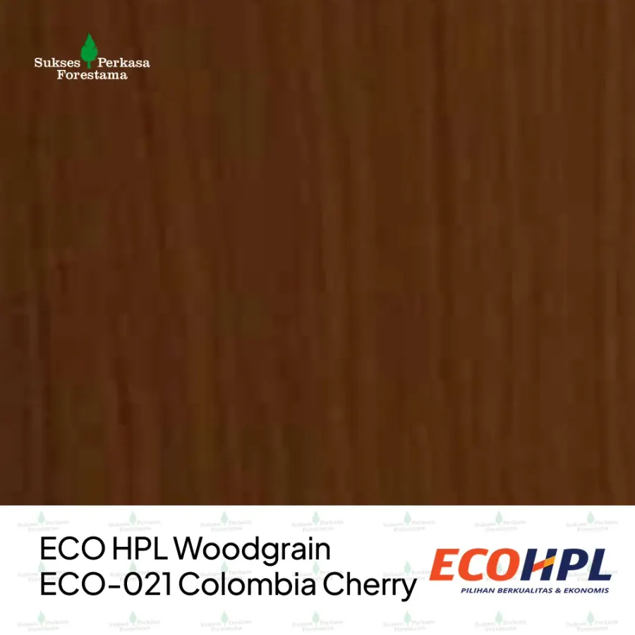 ECO HPL Woodgrain ECO-021 Colombia Cherry